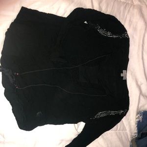 Black Crotchet Long Sleeve